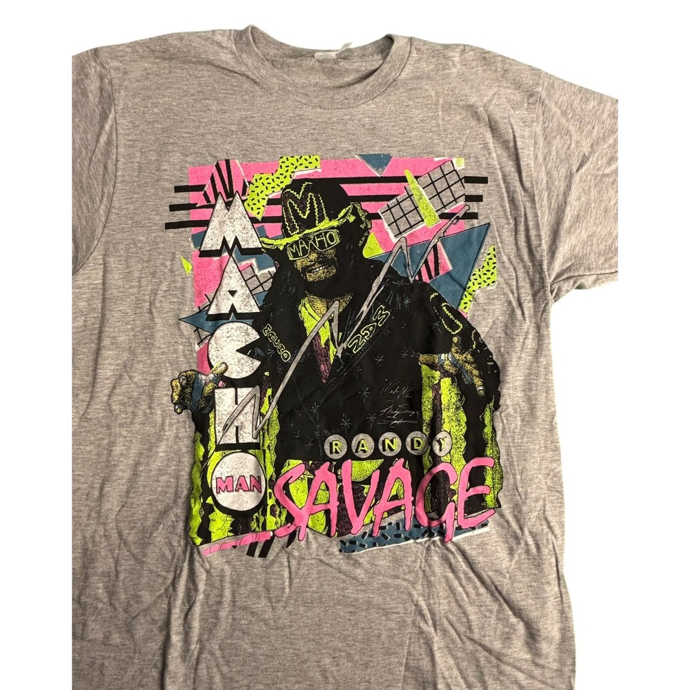 Macho Man Randy Savage Shirt Mens Medium Pro Wrestling WCW WWF NWOT